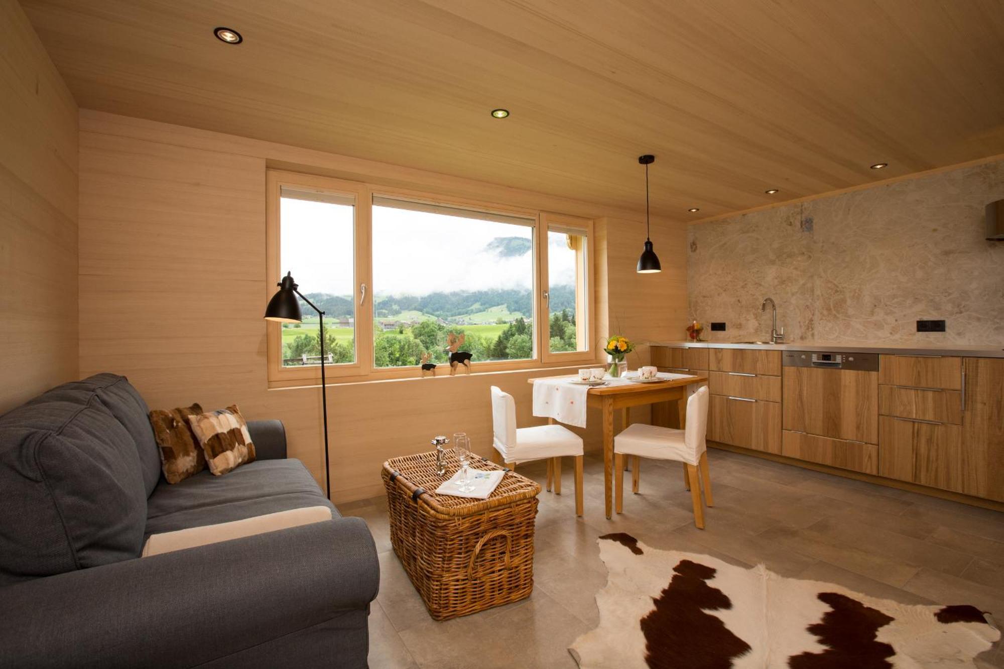 Апартаменты Ferienloft Waldblick Шварценберг-им-Брегенцервальд Экстерьер фото